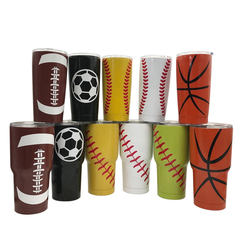 New Style 30oz 20oz Stainless Steel Vacuum Insulated Tumbler Reusable Beer Cup Spill Proof Tumblers 1 Tumbler White