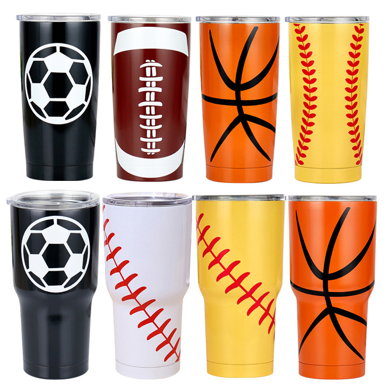 New Style 30oz 20oz Stainless Steel Vacuum Insulated Tumbler Reusable Beer Cup Spill Proof Tumblers 1 Tumbler White