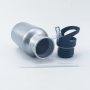 Wholesale Outdoor Sport Drinking Bottle 400ml Aluminium Water Bottle With Straw Lid Custom Logo