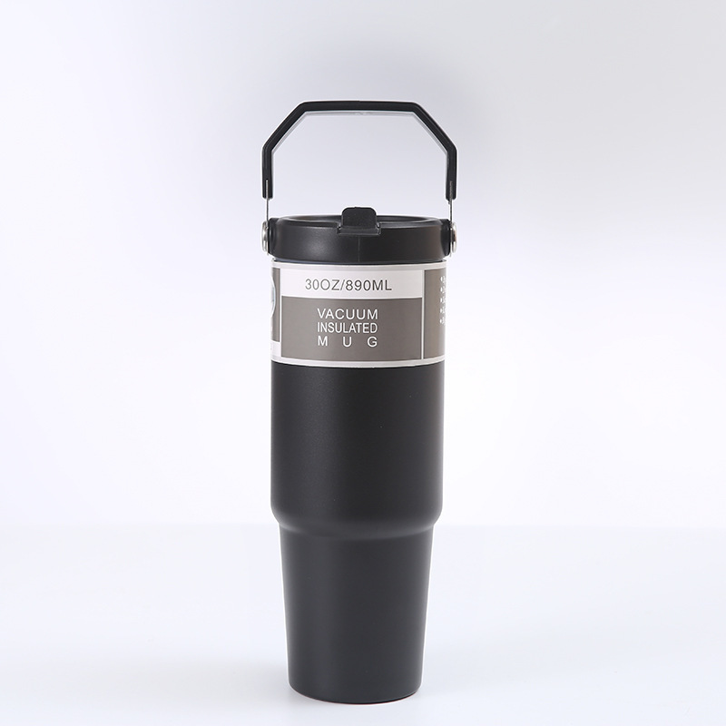 Factory Price 30oz Double Insulated Metal Tumbler Cup Vacuum 304 Stainless Steel Insulated Water Bottle Travel Mugs With Handle