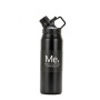 Portable 750ml/950ml Sublimation Stainless Steel Cycling Water Bottles With Drinking Lid and Handgrip