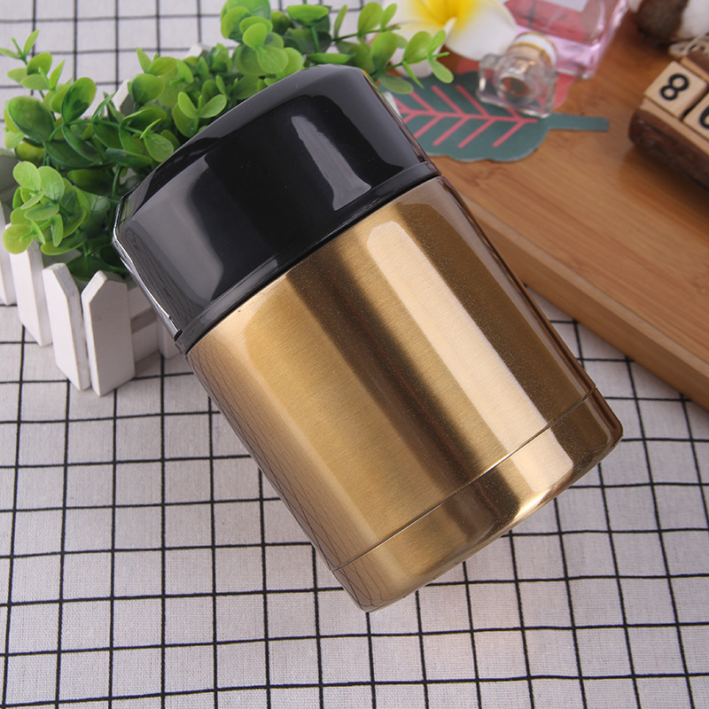 Wholesale Custom Logo 800ml 1000ml Stainless Steel Vacuum Insulated Food Jar Food Thermo