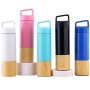 Hot Selling 550ml Stainless Steel Water Cup Bamboo Vacuum Flask Bottle Customized Logo