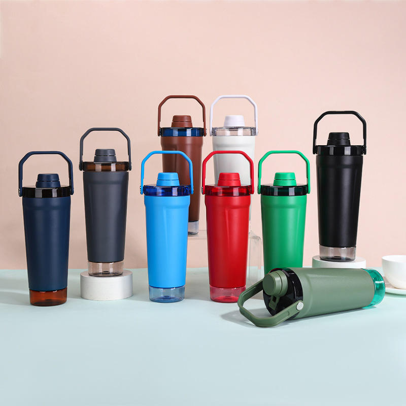 New Creative High-value 304 Stainless Steel Portable Thermos Shake Cup 6-12 Hours Thermal Insulation Gift Cup for Outdoor Car