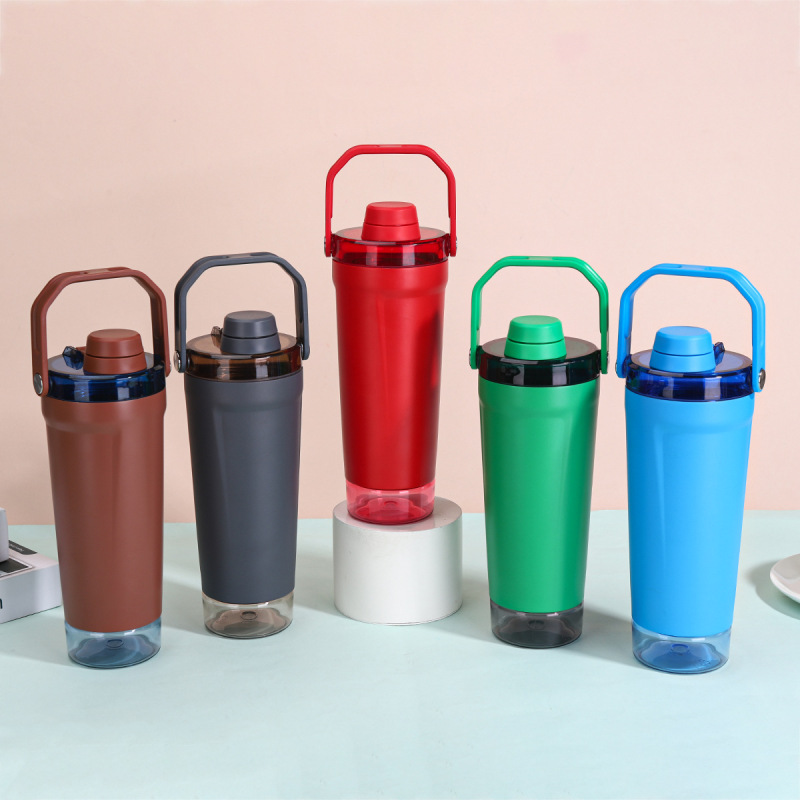 New Creative High-value 304 Stainless Steel Portable Thermos Shake Cup 6-12 Hours Thermal Insulation Gift Cup for Outdoor Car
