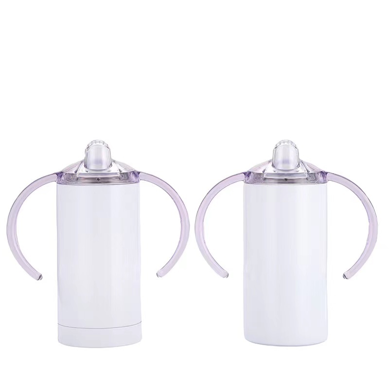 Hot Selling 12Oz Kid Double Walled Vacuum Insulated Sippy Cup Blank Sublimation Tumbler