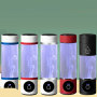2000ppb 6000ppb Usb Rechargeable Hydrogen Rich Water Generator SPE PEM Hydrogen Water Bottle