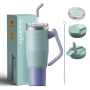 New Arrival 30oz 40oz Double Walled Vacuum Insulated Pro-Grade Stainless Steel Tumbler with Straw Lid