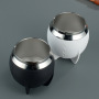 BORGE Yerba Mate Gourd Leather Stainless Steel Coffee Yerba Para Mate Argentina Cup With Bombilla Straw