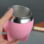 BORGE Yerba Mate Gourd Leather Stainless Steel Coffee Yerba Para Mate Argentina Cup With Bombilla Straw