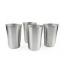 Hot Sale Wholesale 17oz Stackable Single Wall 304 Stainless Steel Pint Cup Bar Tumbler Beer Cup