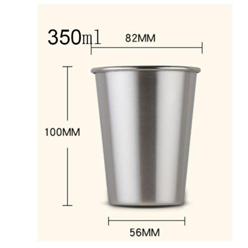 Hot Sale Wholesale 17oz Stackable Single Wall 304 Stainless Steel Pint Cup Bar Tumbler Beer Cup