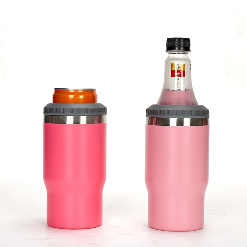 BORGE 14oz Double Wall Vacuum Insulated Stainless Steel Travel Coffee Ice Tumbler With Lid