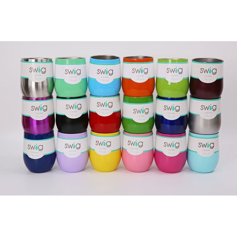 BORGE Wholesale 12oz Stainless Steel Vacuum Egg Tumbler With Lid Rainbow Tumblr Cup