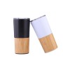 BORGE Customized Travel 20oz 304 Stainless Steel Double Wall Vacuum Insulated Bamboo Water Bottle Coffee Tumbler Cups