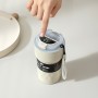 Portable Double-Layer 304 Stainless Steel Coffee Cup Intelligent Temperature Measurement Vacuum Insulated Thermos Mug for Car
