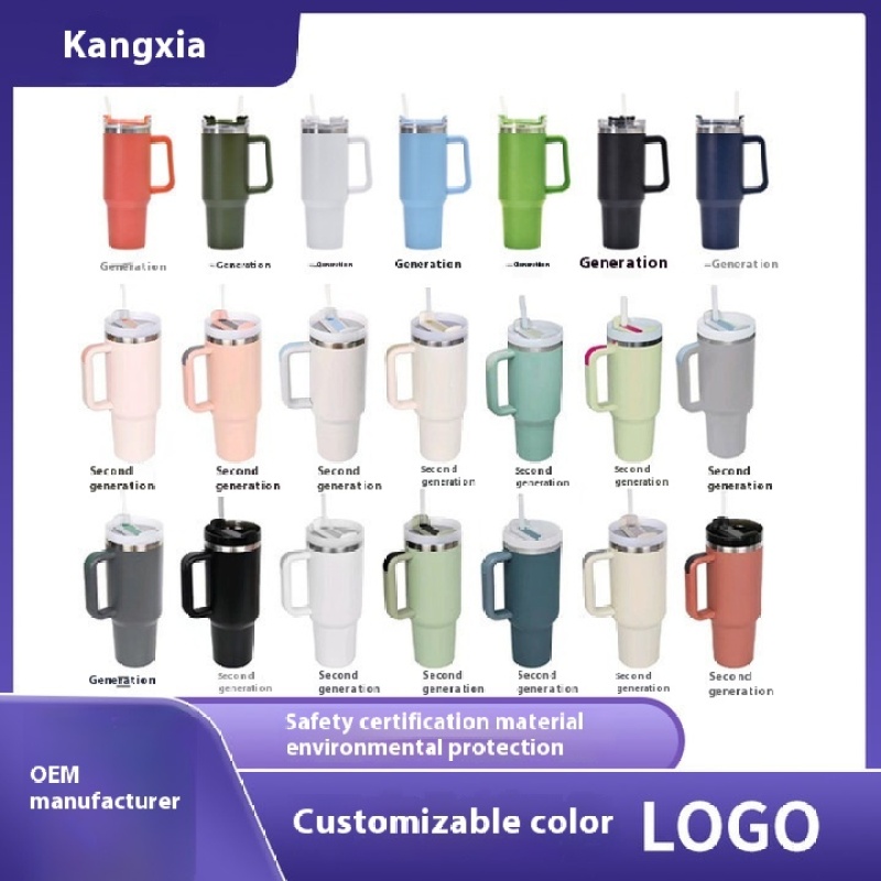 Modern 40oz Stainless Steel Second-Generation Ice Cup Portable Large Capacity Thermal Insulation Vacuum Cold Carafe with Lid