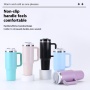 Modern 40oz Stainless Steel Second-Generation Ice Cup Portable Large Capacity Thermal Insulation Vacuum Cold Carafe with Lid