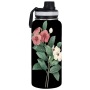 Customized Double Wall Stainless Steel Vacuum Outdoor Travel Big Mouth Water Bottle for Sports With Handle Lid