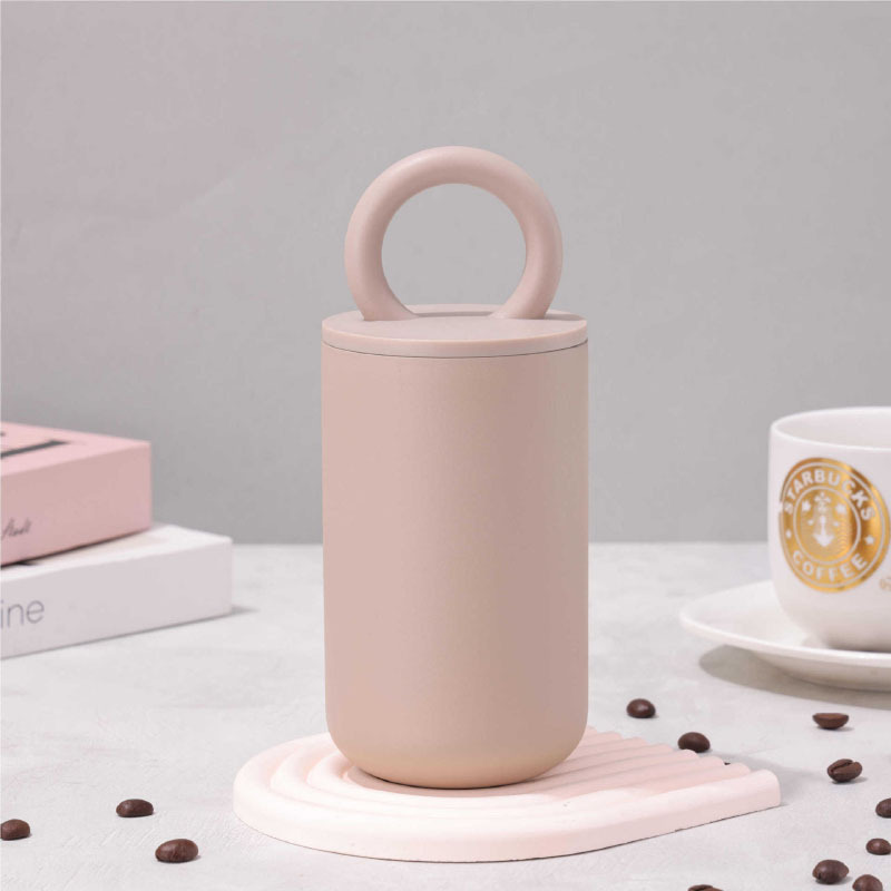 New creative minimalist stainless steel cup, thickened and durable thermos.