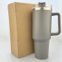 Wholesale Custom Leak Proof Bulk 40 Oz Coffee Insulated Hot and Cold Cup Detachable Stainless Steel 40oz Tumbler With Handle
