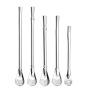 BORGE Stainless Steel Food Grade Argentina Yerba Mate Tea Bombilla Drinking Mate Spoon Straw With Filter