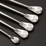BORGE Stainless Steel Food Grade Argentina Yerba Mate Tea Bombilla Drinking Mate Spoon Straw With Filter