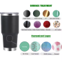 Portable 32oz Stainless Steel Tumbler Eco-Friendly Leakproof Double Wall Vacuum Cup with Straw