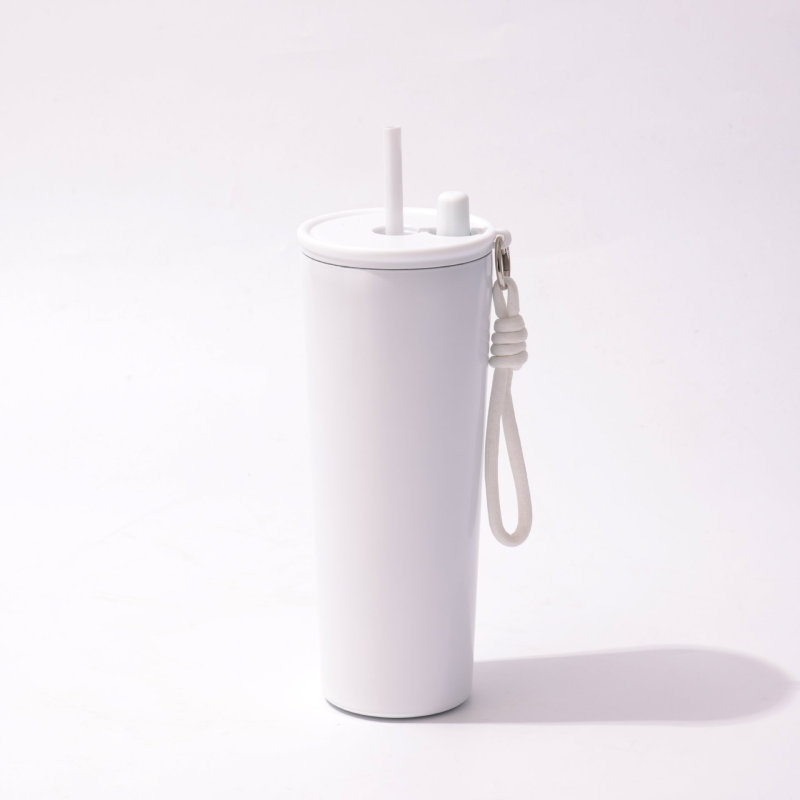 Simple 710ml Stainless Steel Travel Tumbler Portable Car Mug Tea and Coffee Outdoor Mobile Coffee Cup Tumbler Hot and Cold