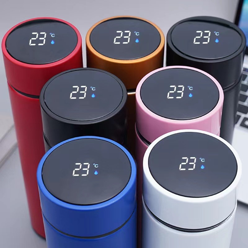 Wholesale 17oz Smart Reminder Temperature Water Bottle 304 Stainless Steel Insulated Flask Smart Sport Bottle