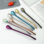 BORGE Stainless Steel Yerba Mate Drinking Bombilla Straw With Filter Spoon for Bar Accessory Coffee Yerba Mate Tea