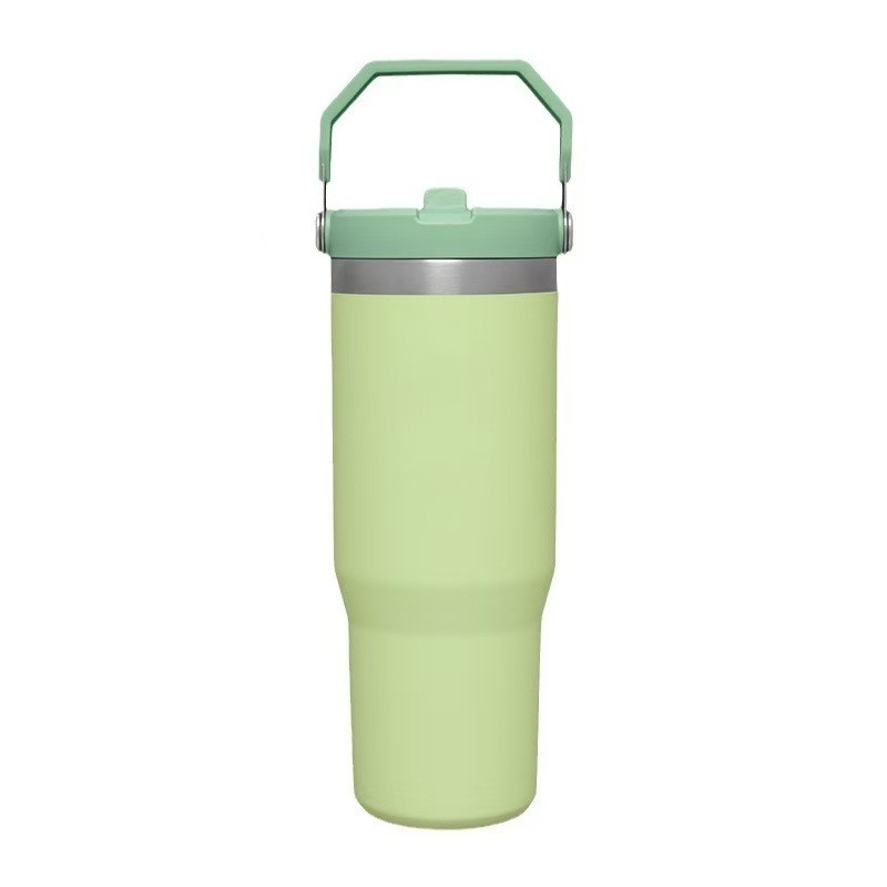 Hot Selling 304 Stainless Steel 30oz Insulated Car Cup with Handle Outdoor Convenient Vacuum Flask & Thermos