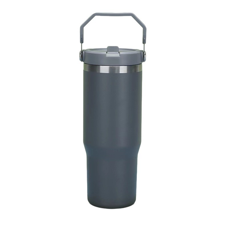 Hot Selling 304 Stainless Steel 30oz Insulated Car Cup with Handle Outdoor Convenient Vacuum Flask & Thermos