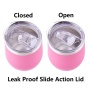 Wholesale SpeedMax Stemless 12 oz Thermo Wine Tumbler Double Wall Insulation Stainless Steel Lid 12-24hrs Thermal Performance