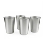 BORGE 250ml 300ml 500ml Single Wall 304 Stainless Steel Pint Beer Drink Stainless Steel Mug for Drinkware