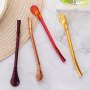BORGE Factory Wholesale Food Grade Metal Stainless Steel Tea Straw Bombilla Yerba Mate Drinking Straws With Filter Spoon