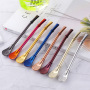 BORGE Factory Wholesale Food Grade Metal Stainless Steel Tea Straw Bombilla Yerba Mate Drinking Straws With Filter Spoon