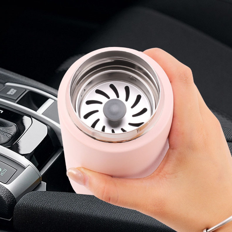 Factory Custom Stainless Steel Double Wall Travel Mug Vacuum Insulated Thermos Ceramic Liner Coffee Cup
