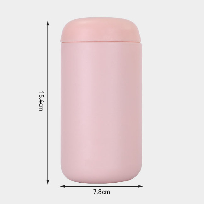 Factory Custom Stainless Steel Double Wall Travel Mug Vacuum Insulated Thermos Ceramic Liner Coffee Cup