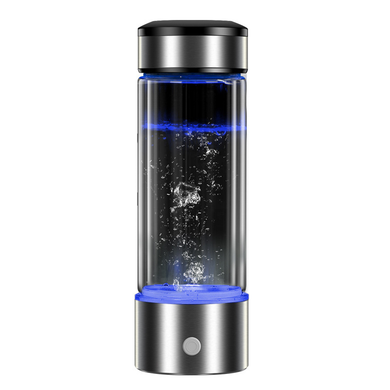 450ML Portable Rechargeable Rich Hydrogen Water Generator Bottle Pure H2 Alkaline Water Drinking Bottle