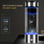 450ML Portable Rechargeable Rich Hydrogen Water Generator Bottle Pure H2 Alkaline Water Drinking Bottle