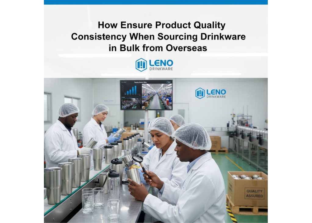 How to ensure product quality consistency when sourcing drinkware in bulk from overseas?