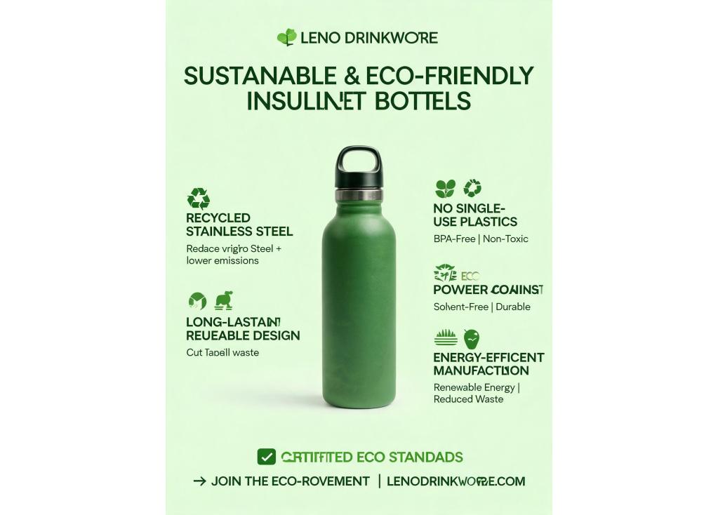 What sustainable or eco-friendly options are available in insulated bottle manufacturing?