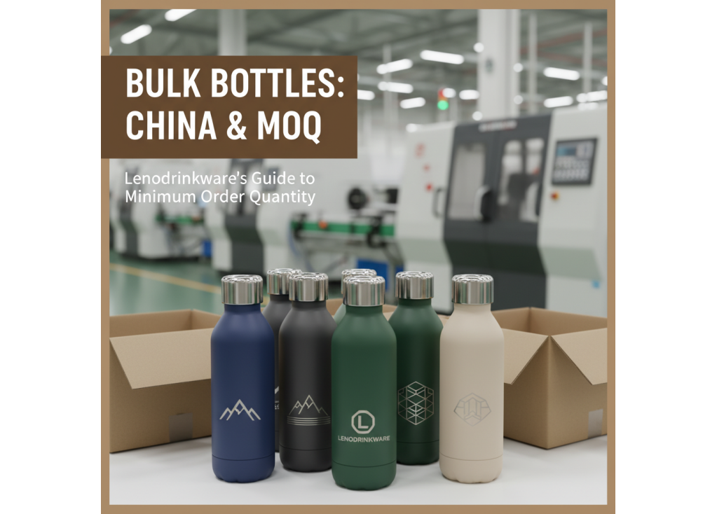 What is the typical MOQ for bulk orders of insulated water bottles from Chinese suppliers?