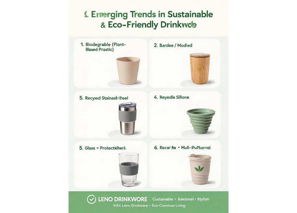 What trends are emerging in sustainable and eco-friendly materials for drinkware?