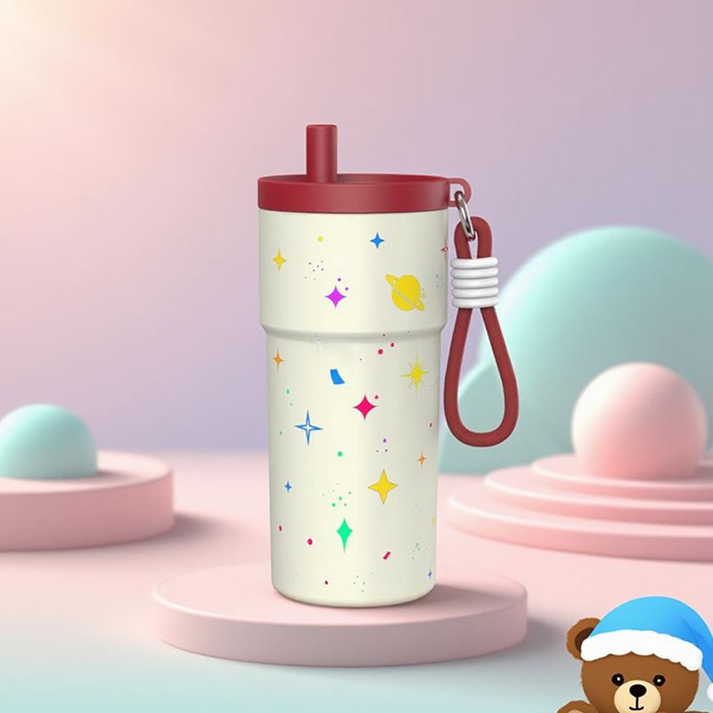 Custom Logo 500ML Tumbler Insulated Travel Coffee Water Mug Thermos Stainless Steel Vacuum Cup With Lid