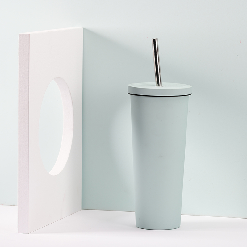 2025 New Arrival Ceramic Liner Milk Tea Special Cup 830ml Large Capacity Stainless Steel Double Wall Vacuum Hot/Cold Suitable
