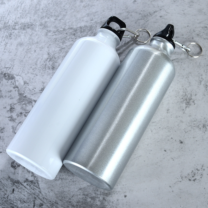 Coocodrink Wholesale High Quality 500ml 750ml 1000ml Water Bottle Sport Food Grade Aluminum Water Bottle With Carabiner Lid