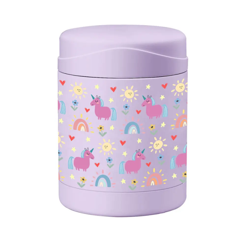 Coocodrink Double-wall Vacuum Thermos Lunch Box Containers Soup Jar Stainless Steel Vacuum Insulated Kids Food Jar With Spoon and Fork