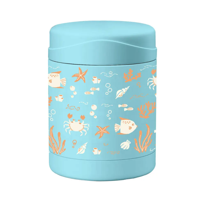 Coocodrink Double-wall Vacuum Thermos Lunch Box Containers Soup Jar Stainless Steel Vacuum Insulated Kids Food Jar With Spoon and Fork